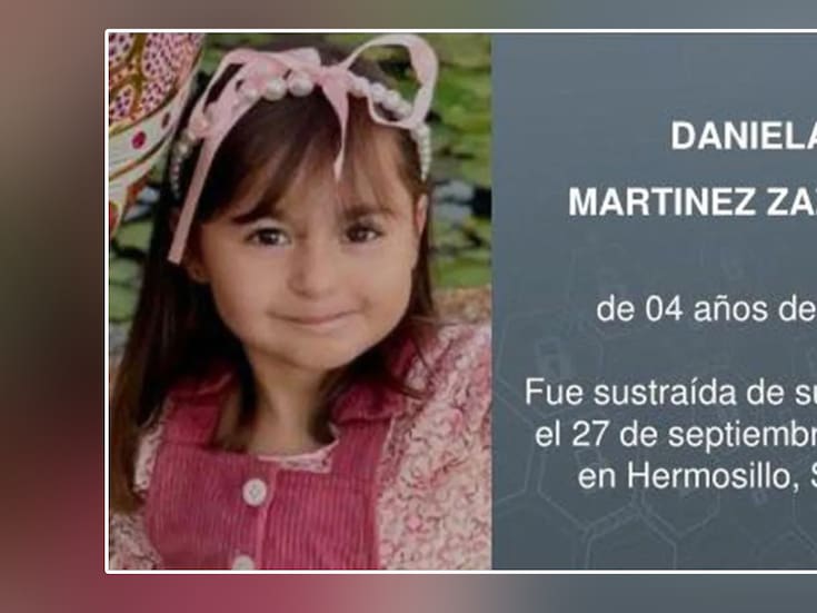 Activan Alerta Amber en Sonora por Daniela, niña de 4 años sustraída de su hogar en Hermosilo