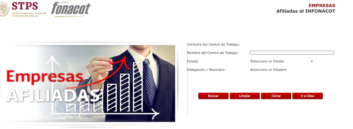 ¿El lugar donde trabajas está afiliado al Fonacot? | servicios.fonacot.gob.mx