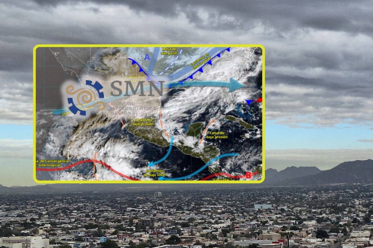 Frente frío 28 y su masa de aire polar “congelarán” estas ciudades viernes y sábado con lluvias fuertes, evento de “Norte” de hasta 90 km/h, rachas intensas y heladas severas de -10 °C