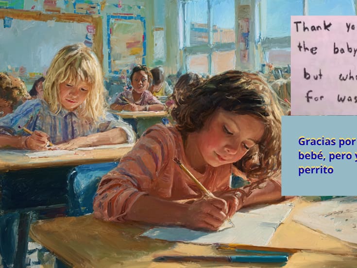 “Si me das una lámpara de Aladdín, prometo darte lo que sea… excepto mi dinero”: una cuenta revive las cartas que una maestra pidió a sus alumnos de primer grado para Dios, y son adorables