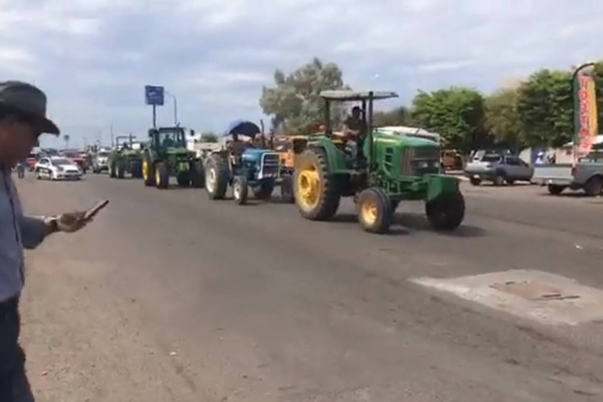 Protestan productores del Sur de Sonora