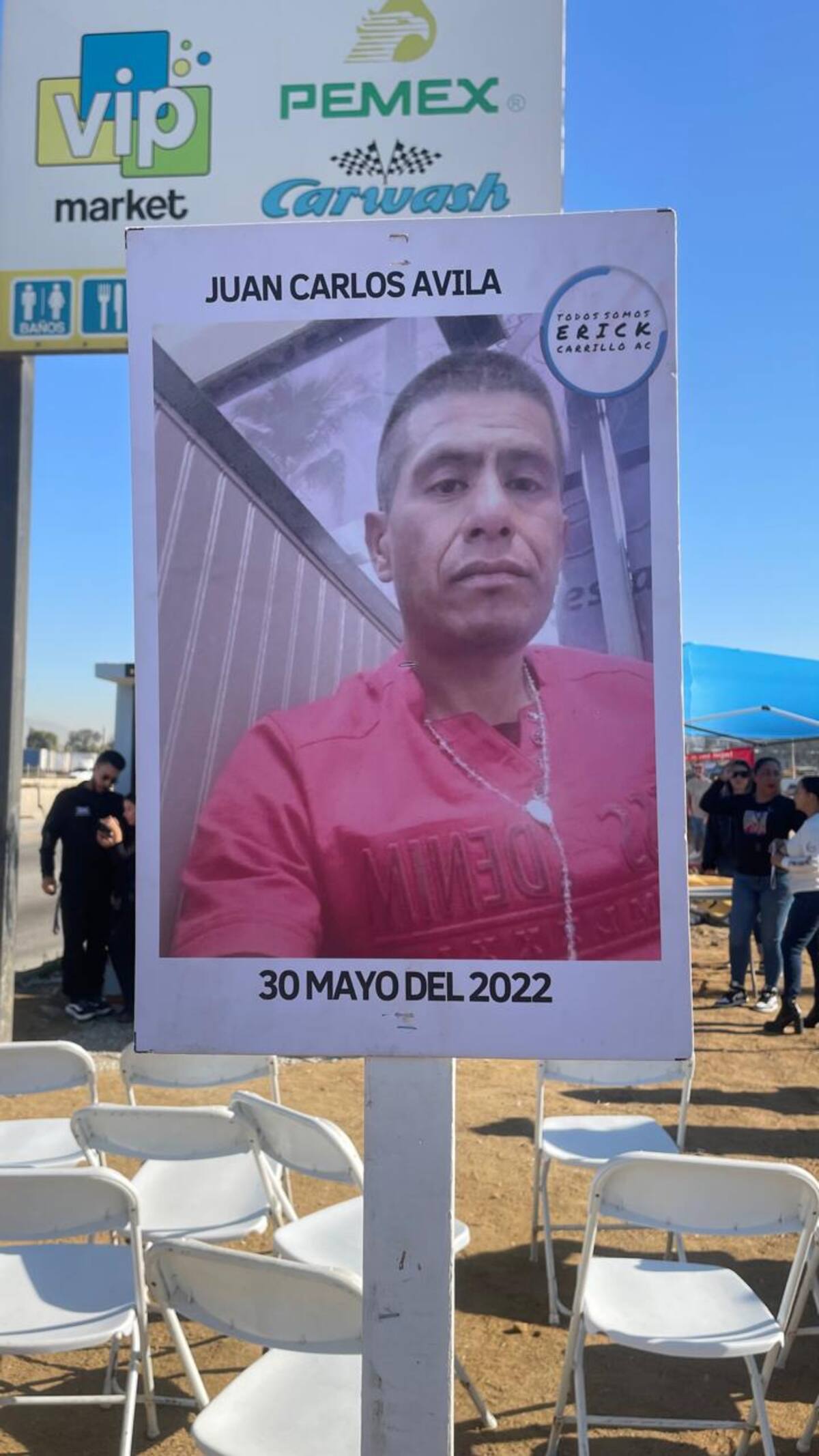 Integrantes del colectivo Todos Somos Erick Carrillo continúan la búsqueda de sus familiares desaparecidos y llaman a la participación ciudadana. Foto: Cortesia