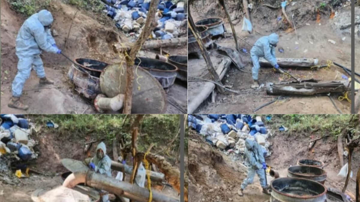 Desmantelan dos narcolaboratorios en Culiacán: uno operaba activamente con más de 5 toneladas de químicos peligrosos