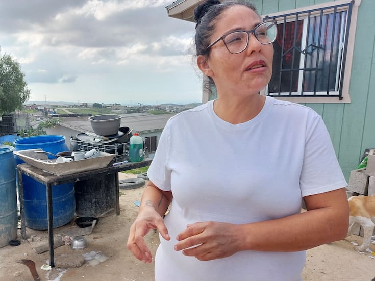 Entre el frío y cuatro hijos, la historia de Martha Guardado