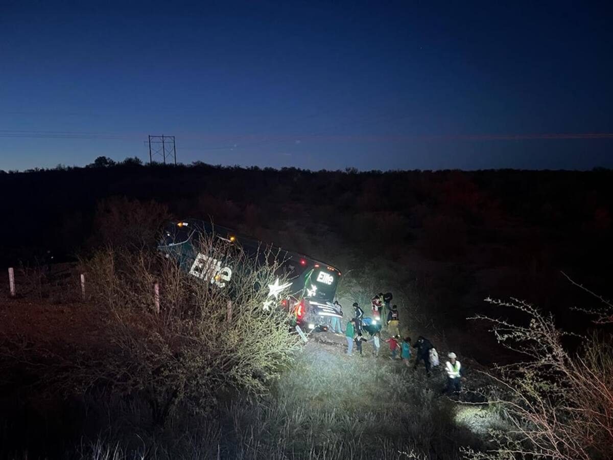 El autobús transitaba de Norte a Sur | Foto: Cortesía La Llave del Desierto