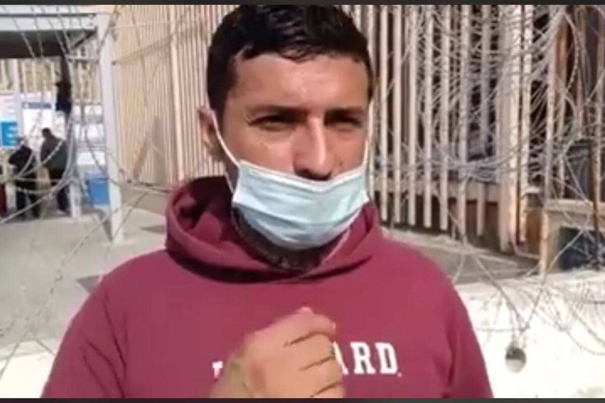 Migrantes intentan cruzar la frontera sin papeles