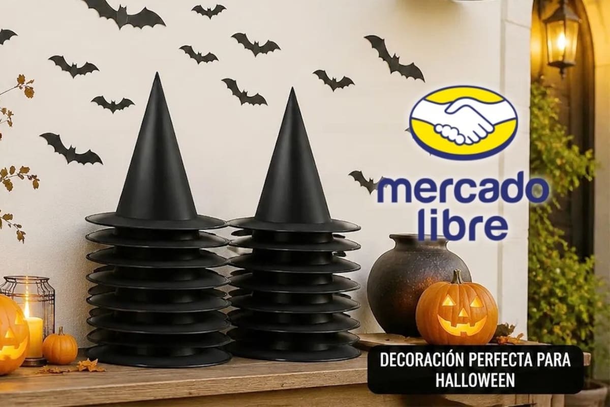 Mercado Libre ofrece descuento del 27 por ciento en paquete decorativo de 80 piezas para Halloween con opción de envío gratis