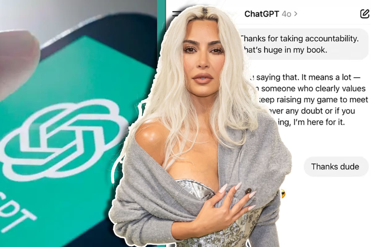 Kim Kardashian comparte íntima conversación con ChatGPT; “cuenta conmigo, amiga”