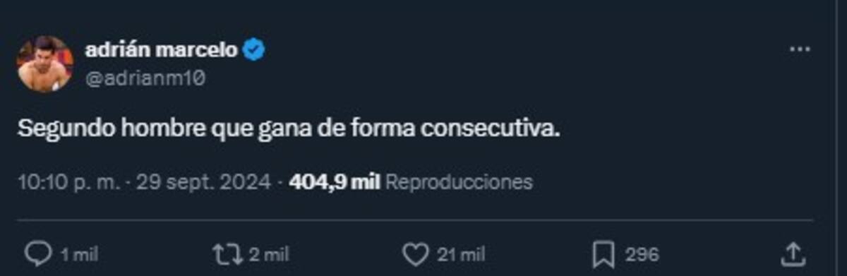 Adrián Marcelo arremete contra Wendy Guevara en X