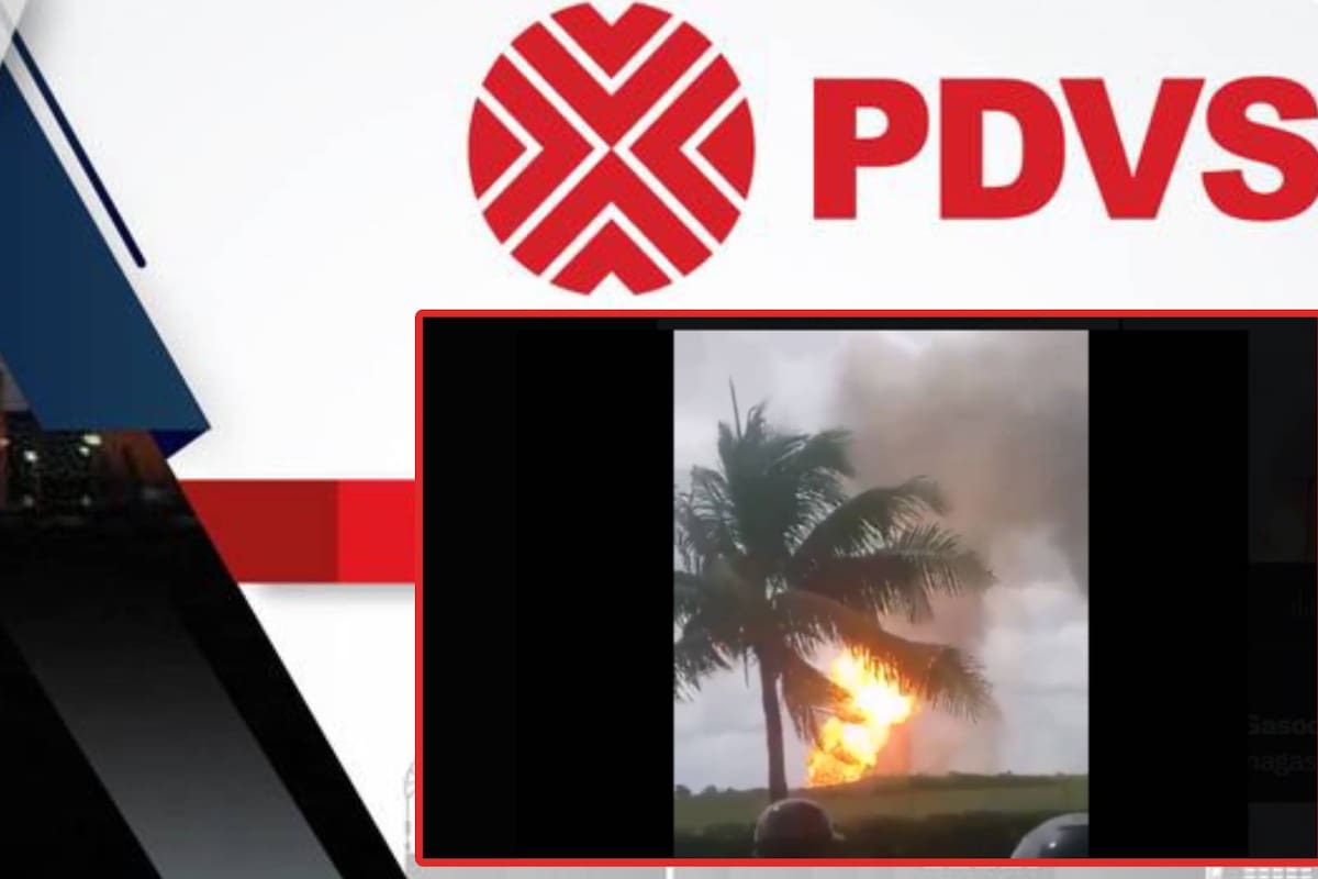 Venezuela: Cinco heridos tras explosión de gasoducto de la estatal petrolera Pdvsa