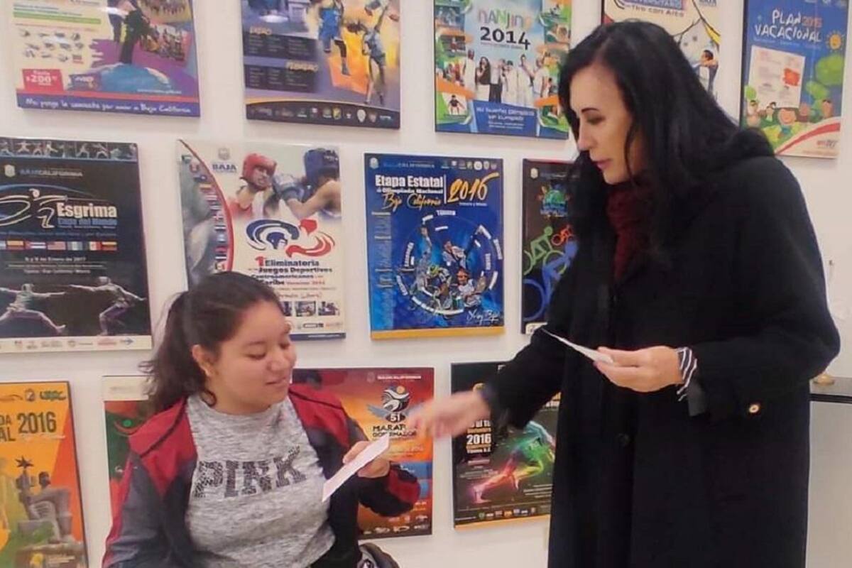 Reconocen logros del atleta tijuanense Karina Martínez en 2022