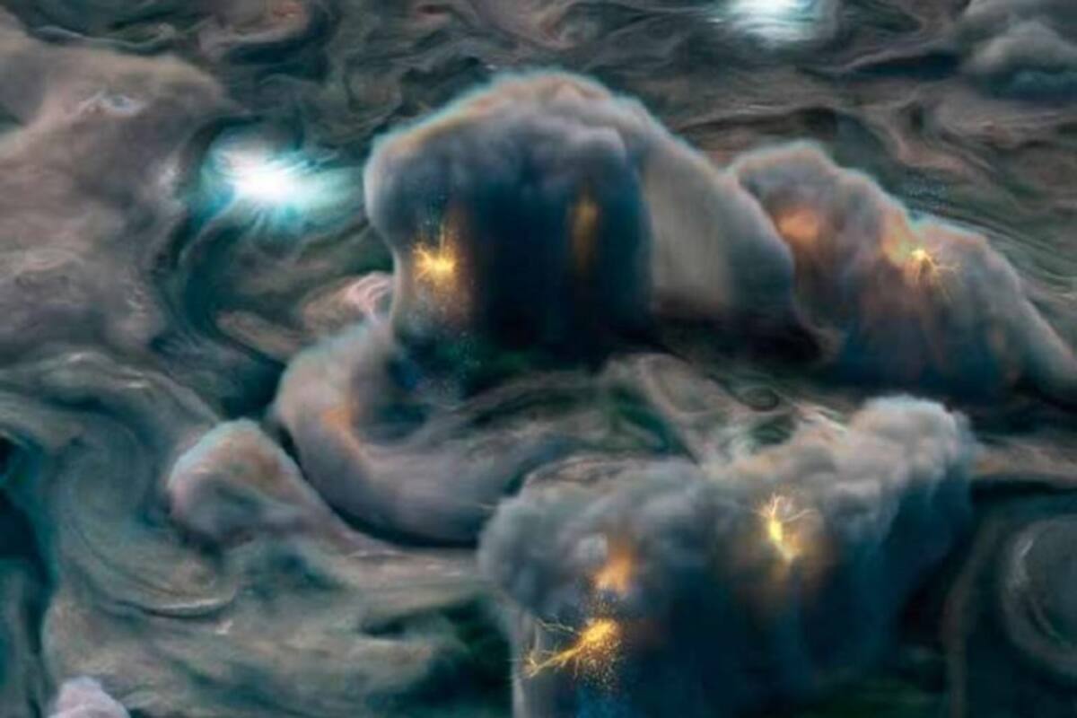 Misión de la NASA revela que en Júpiter hay “relámpagos superficiales”