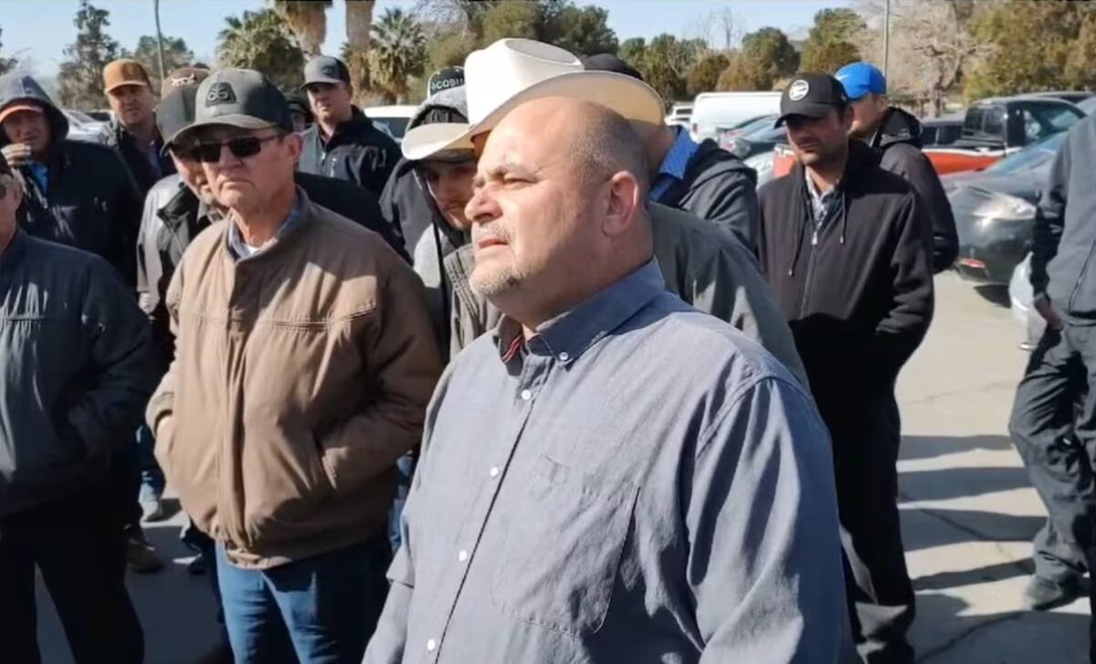 Julián LeBarón encabezó las protestas. /Foto: El Universal.