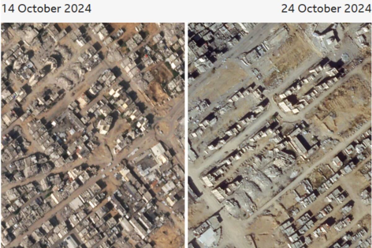 Israel instala nueva barrera militar en Gaza, revelan imágenes satelitales
