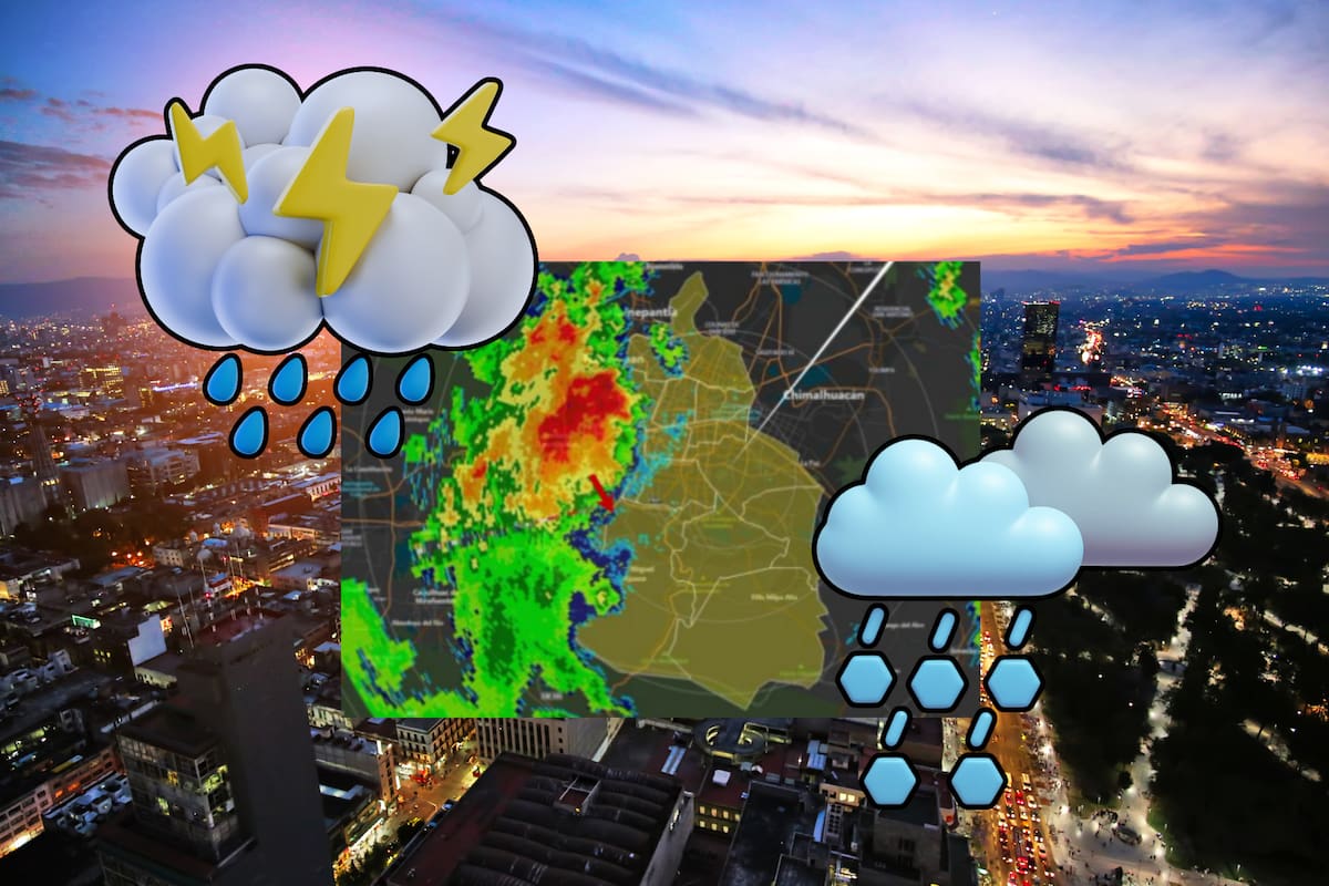 Activan alerta amarilla en seis alcaldías de CDMX por LLUVIAS fuertes y GRANIZO este domingo 3 de mayo