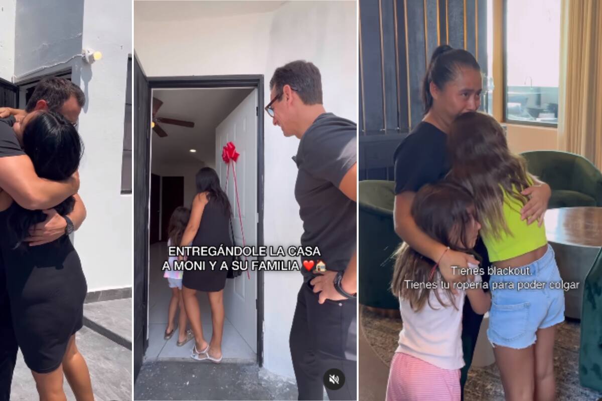 “Bienvenida Moni a tu nueva casa”: Empresario da emotiva sorpresa a su trabajadora doméstica