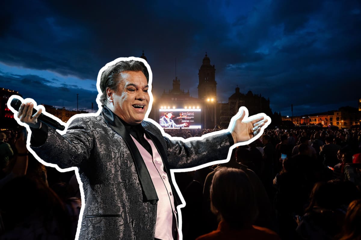Juan Gabriel llena el Zócalo con 70 mil personas en la proyección de su show