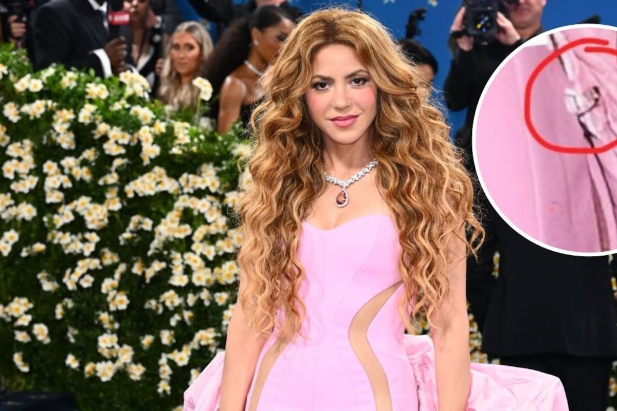 Shakira asiste a la MET Gala 2025, pero un error de vestuario opacó su lujoso vestido