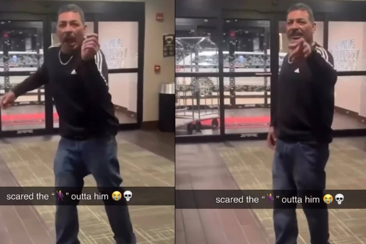 ‘Pareciera que va a bailar’: Hombre causa sensación en redes sociales por la manera en que se asusta