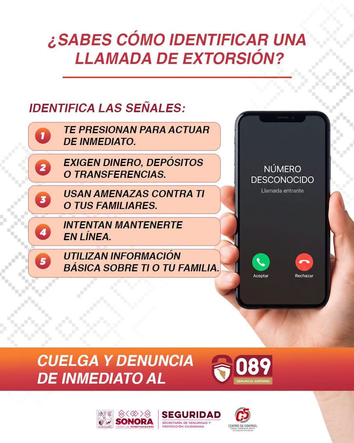 Tomada de la red