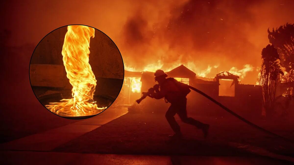 ¿Qué son los tornados de fuego y por qué son un peligro actualmente en California? Foto: Especial (AP)