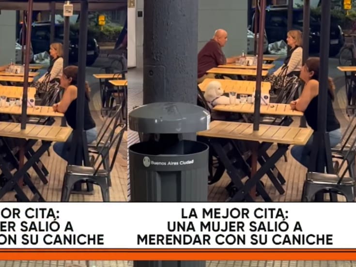 Mujer es captada en una cita con su mascota y desata ternura en redes sociales