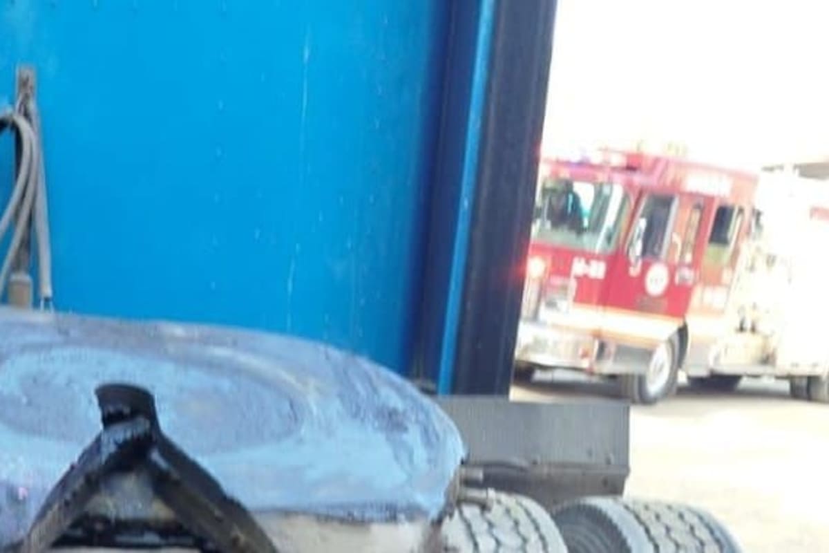 Hombre muere atropellado por tráiler en El Sauzal