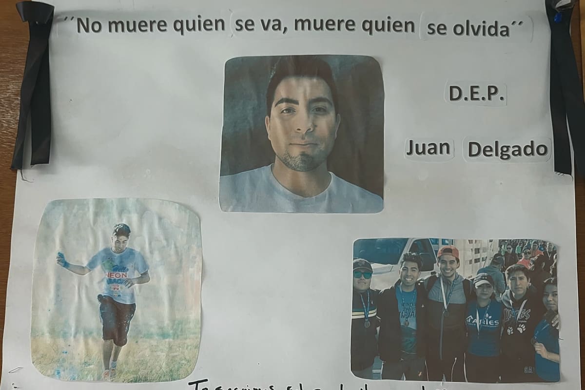 Siguen recordando a  Juan Delgado, el estudiante de UABC asesinado en abril de 2021.