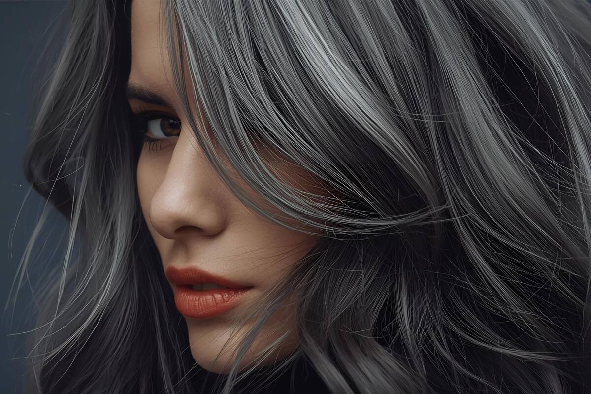 ¿Qué pasa si le pones agua oxigenada a las canas de tu cabello?