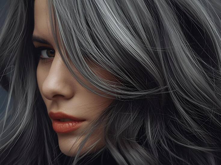 ¿Qué pasa si le pones agua oxigenada a las canas de tu cabello?