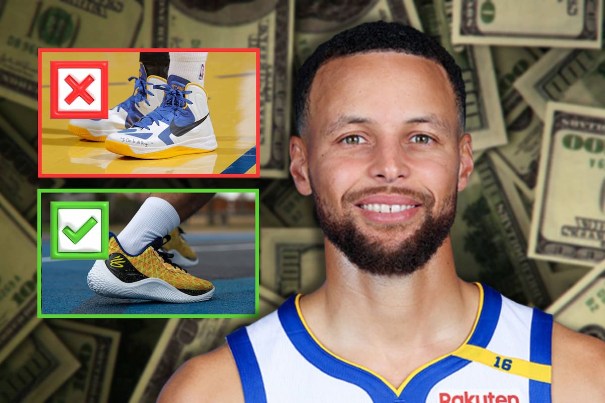 El peor error de Nike hizo que Stephen Curry y Under Armour ganaran millones de dólares