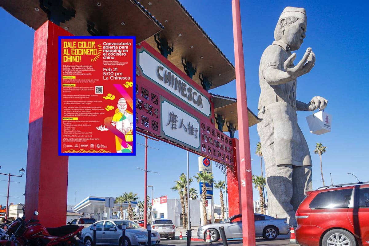 Convocan a pintar al Cocinero Chino con mapping