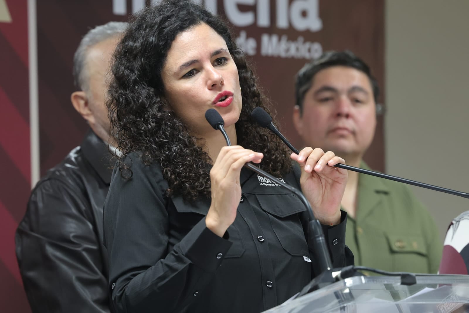 Luisa María Alcalde Luján, presidenta del Comité Ejecutivo Nacional. Foto: Sergio Ortiz