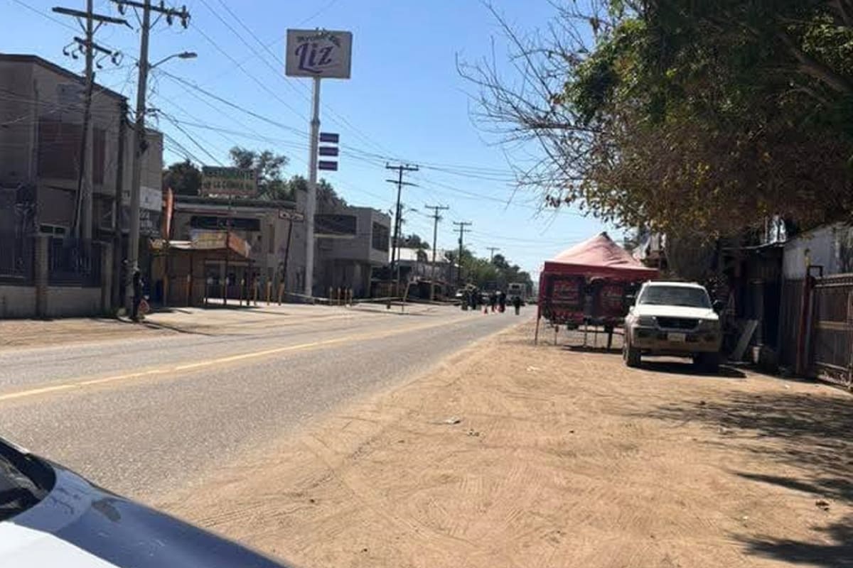 Balean a hombre dentro de mercado en el Valle de Guadalupe