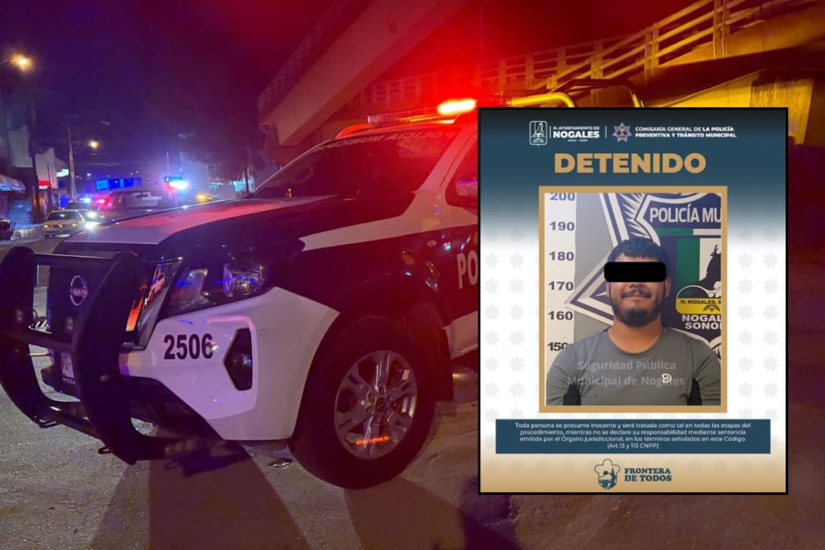 Golpea brutalmente a joven que chocó su vehículo estacionado en Nogales