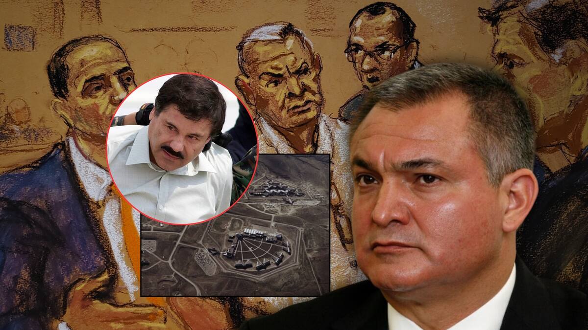 García Luna fue trasladado a la misma prisión de máxima seguridad en la que está El Chapo. Foto: Especial (AP)