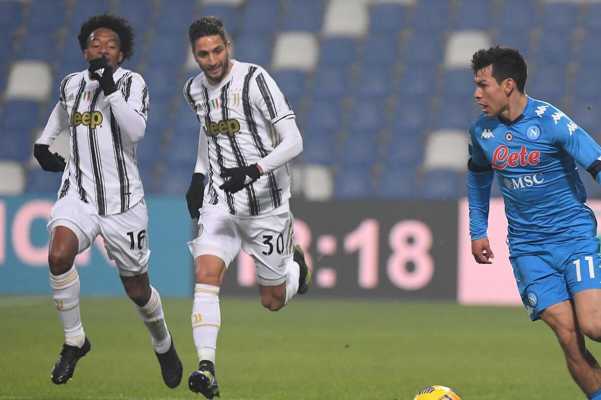 Napoli de 'Chucky' Lozano vs Juventus: Dónde, cuándo y a qué hora ver