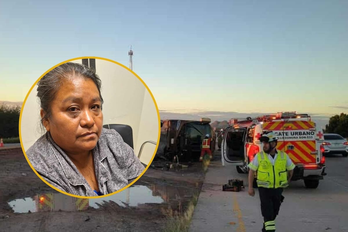 Su hija viajaba con sus tres nietos a Pesqueira para trabajar; murió su nieta en accidente