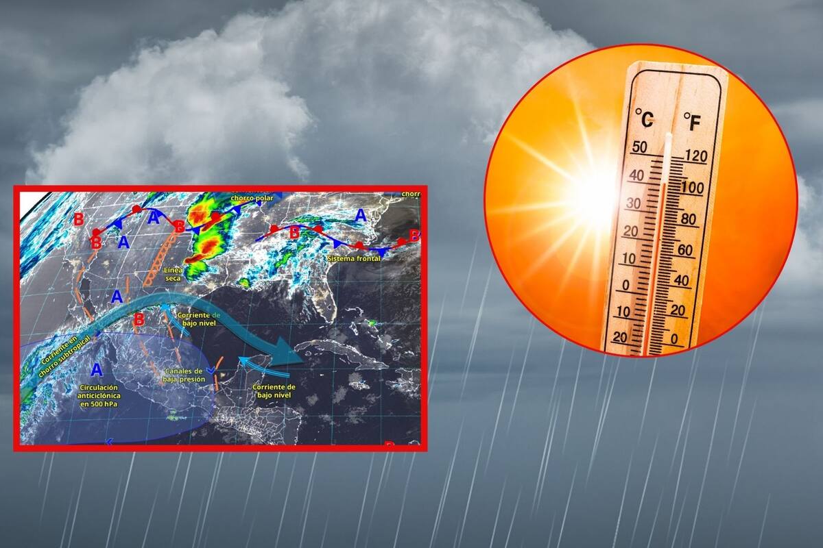 Lluvias intensas, calor extremo y vientos fuertes: así estará el clima hoy 28 de junio en México