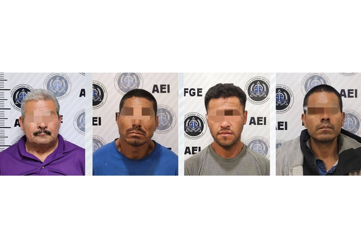 Aprehenden a cuatro por diversos delitos en Tijuana