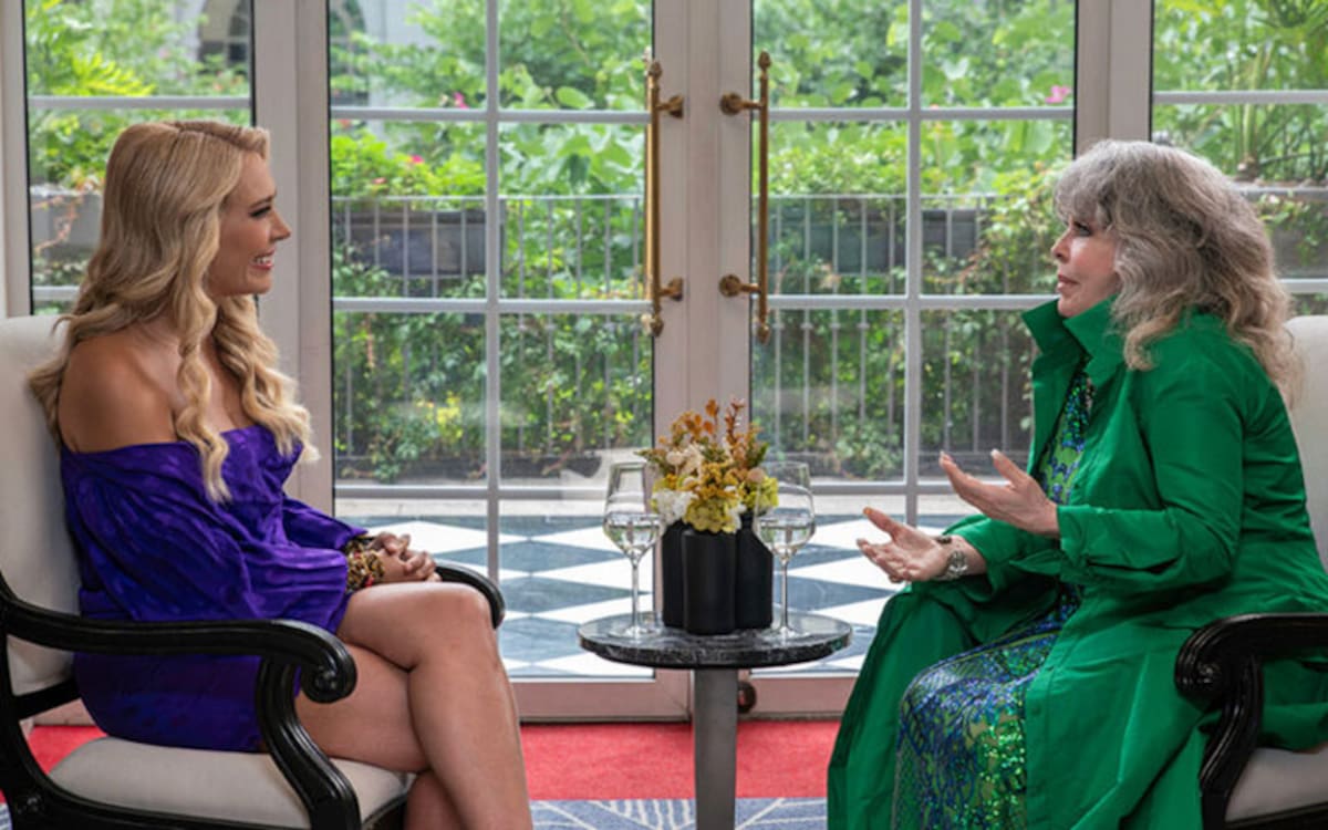 Verónica Castro ofreció una entrevista a la presentadora Jimena Gállego.