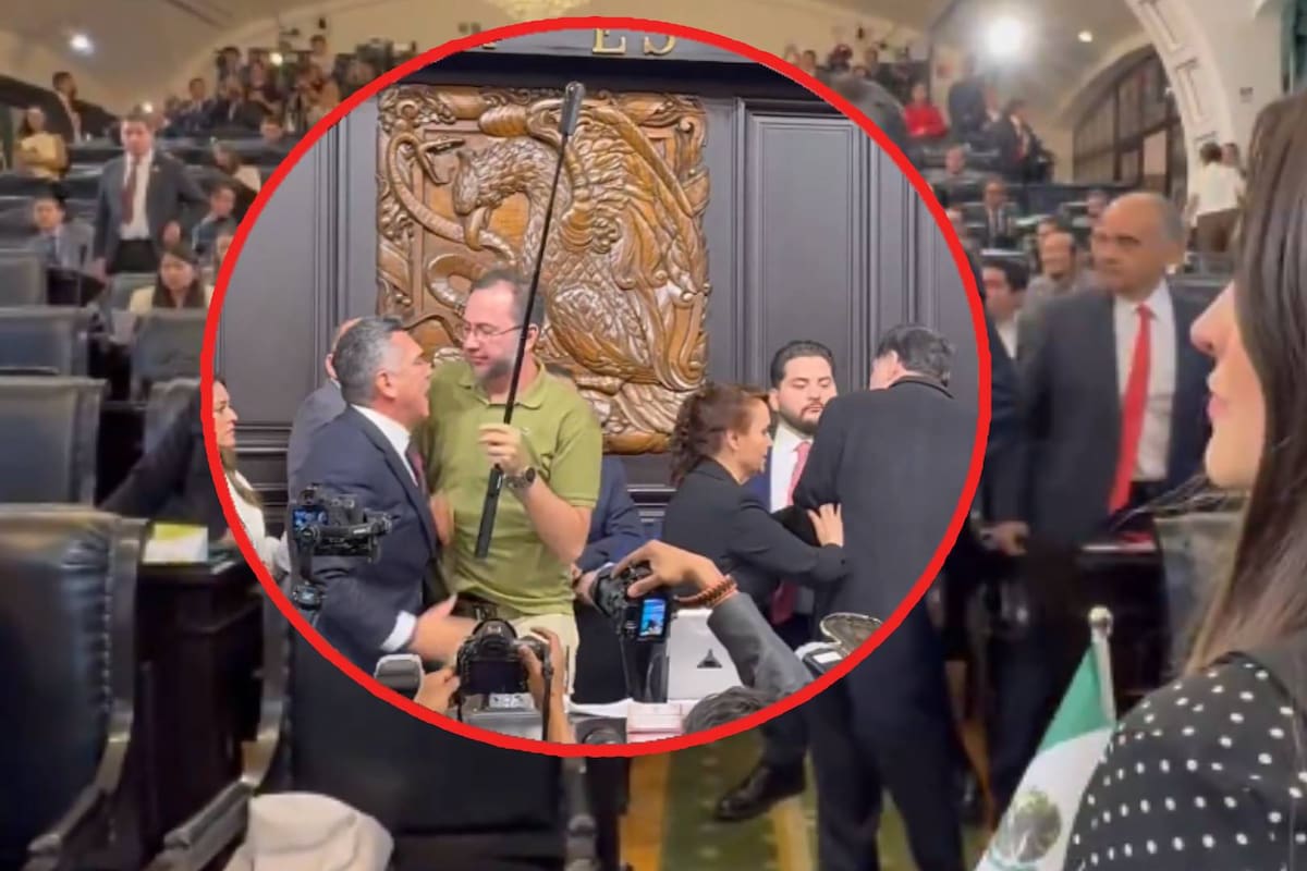 Andrea Chávez expone en VIDEO a senadores del PRI “alterados” iniciando la sesión, entre ellos a ‘Alito’ antes de la agresión