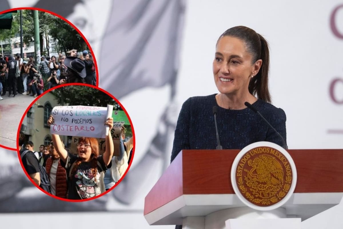 Sheinbaum llama a evitar violencia en la marcha contra la gentrificación del 20 de julio en el sur de la CDMX