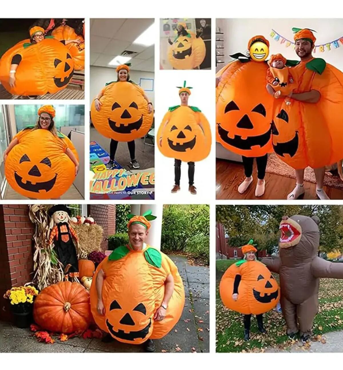 Disfraz inflable de calabaza para adulto | Mercado Libre