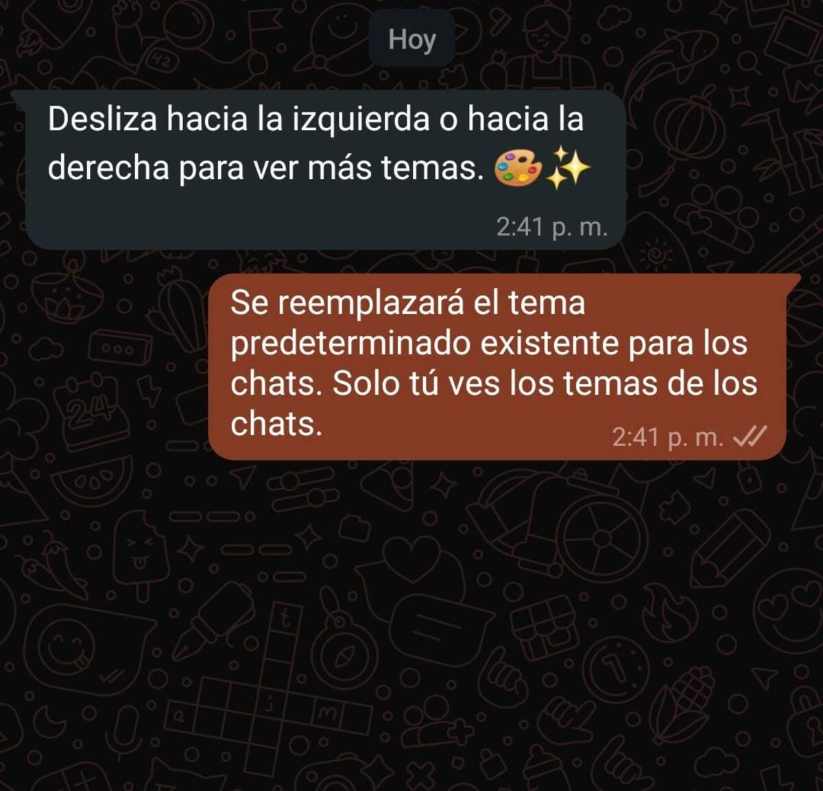 Imagen tomada de Whatsapp