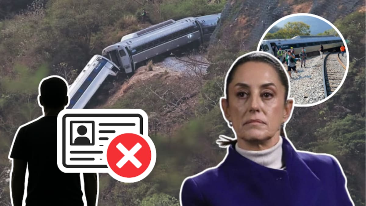Mientras Sheinbaum afirma que el “maquinista del Tren Interoceánico era un hombre experimentado”, Fiscalía reporta que maquinista y conductor no tenían licencia vigente
