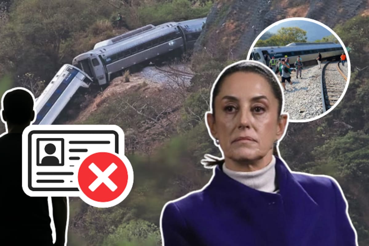 Mientras Sheinbaum afirma que el “maquinista del Tren Interoceánico era un hombre experimentado”, Fiscalía reporta que maquinista y conductor no tenían licencia vigente