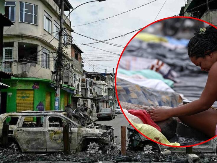 Sube a 121 el número de víctimas fatales tras mega redada en las favelas de Río de Janeiro; familias denuncian que no hubo enfrentamiento sino ejecuciones