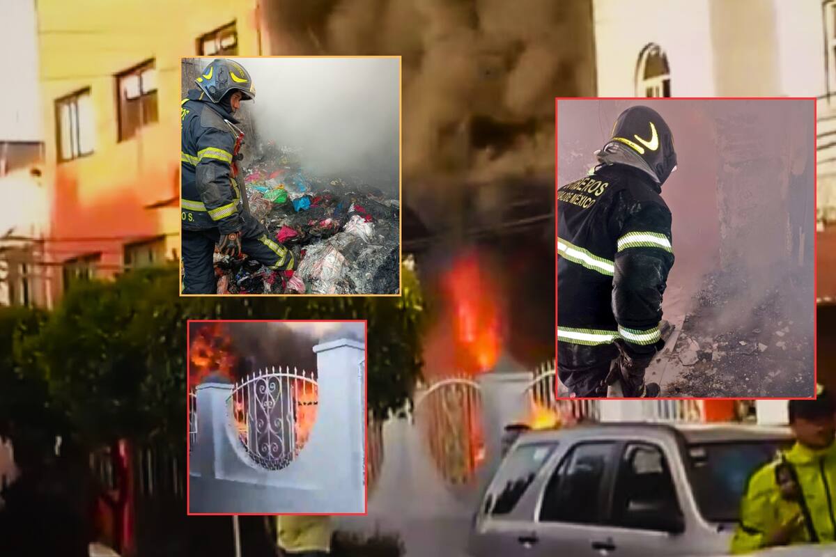 VIDEO: Aparatoso incendio se registra en la colonia Navarrete, CDMX; desalojan a al menos 70 vecinos