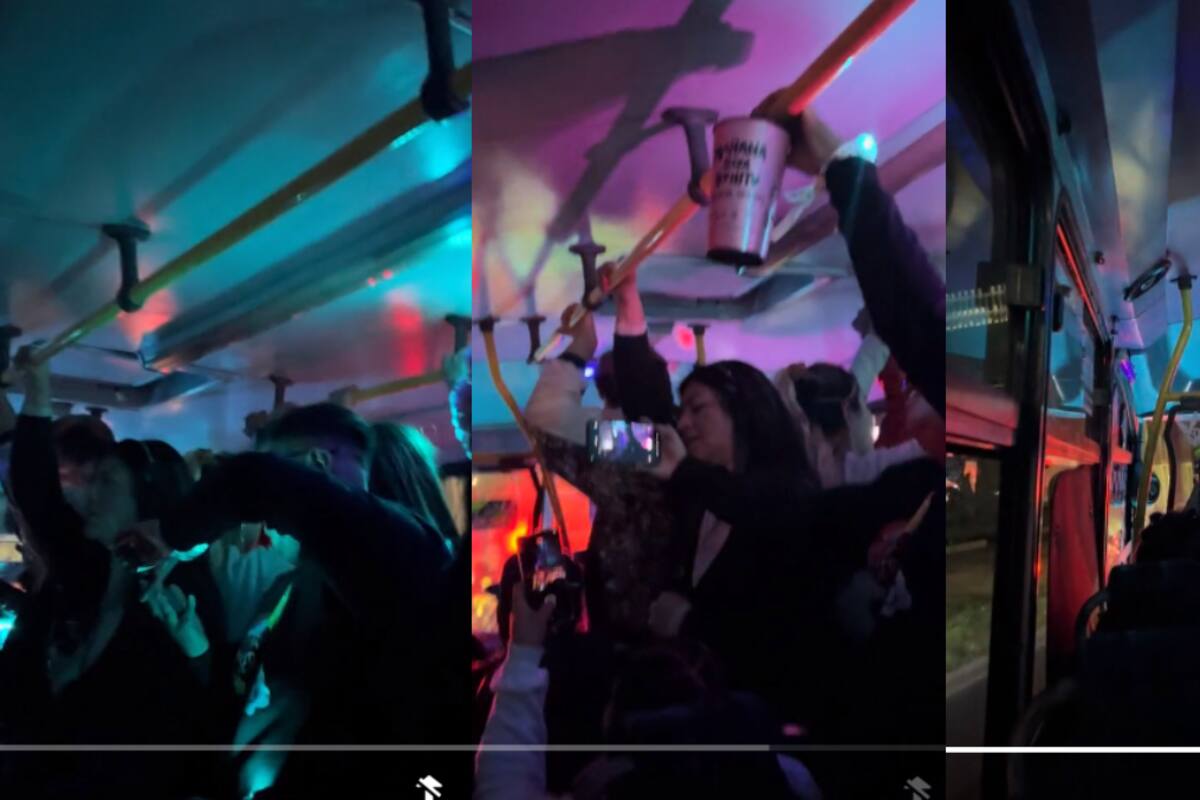 TikTok: microbús de Ciudad de México se viraliza por hacer una fiesta con canciones de Karol G